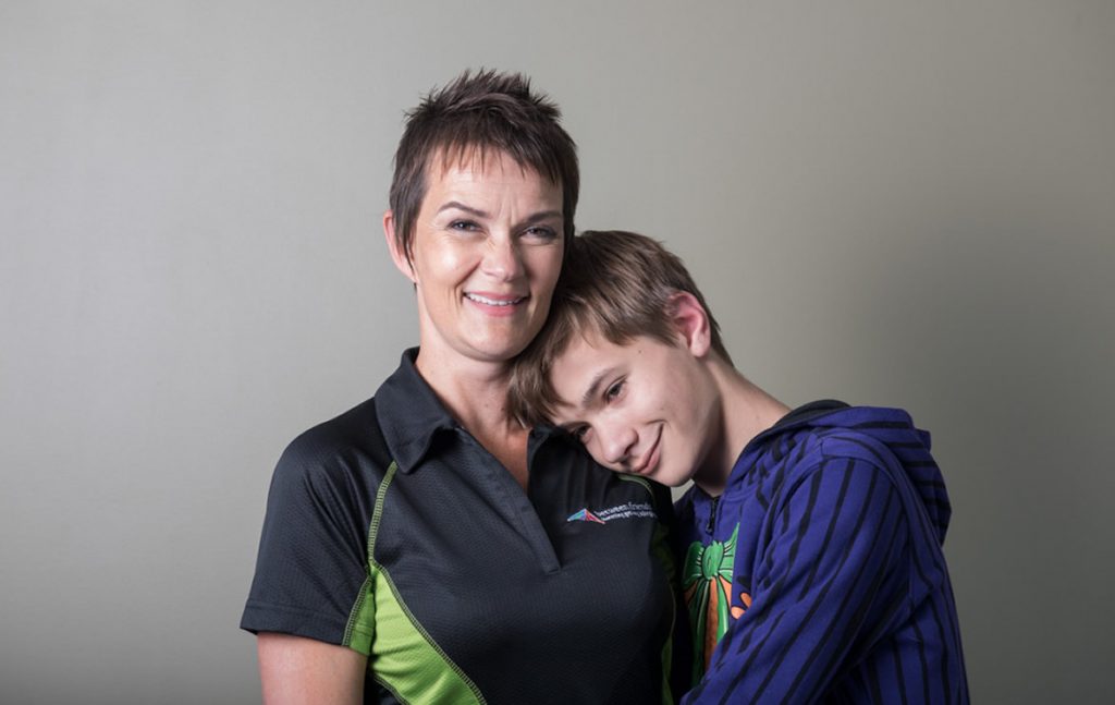 A photo of Kathryn and Teague.
