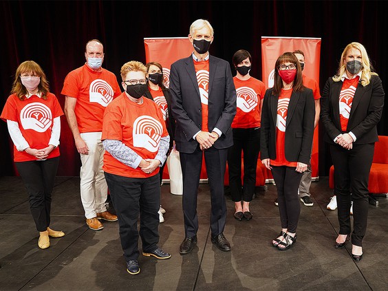 United Way of Calgary kickoff team