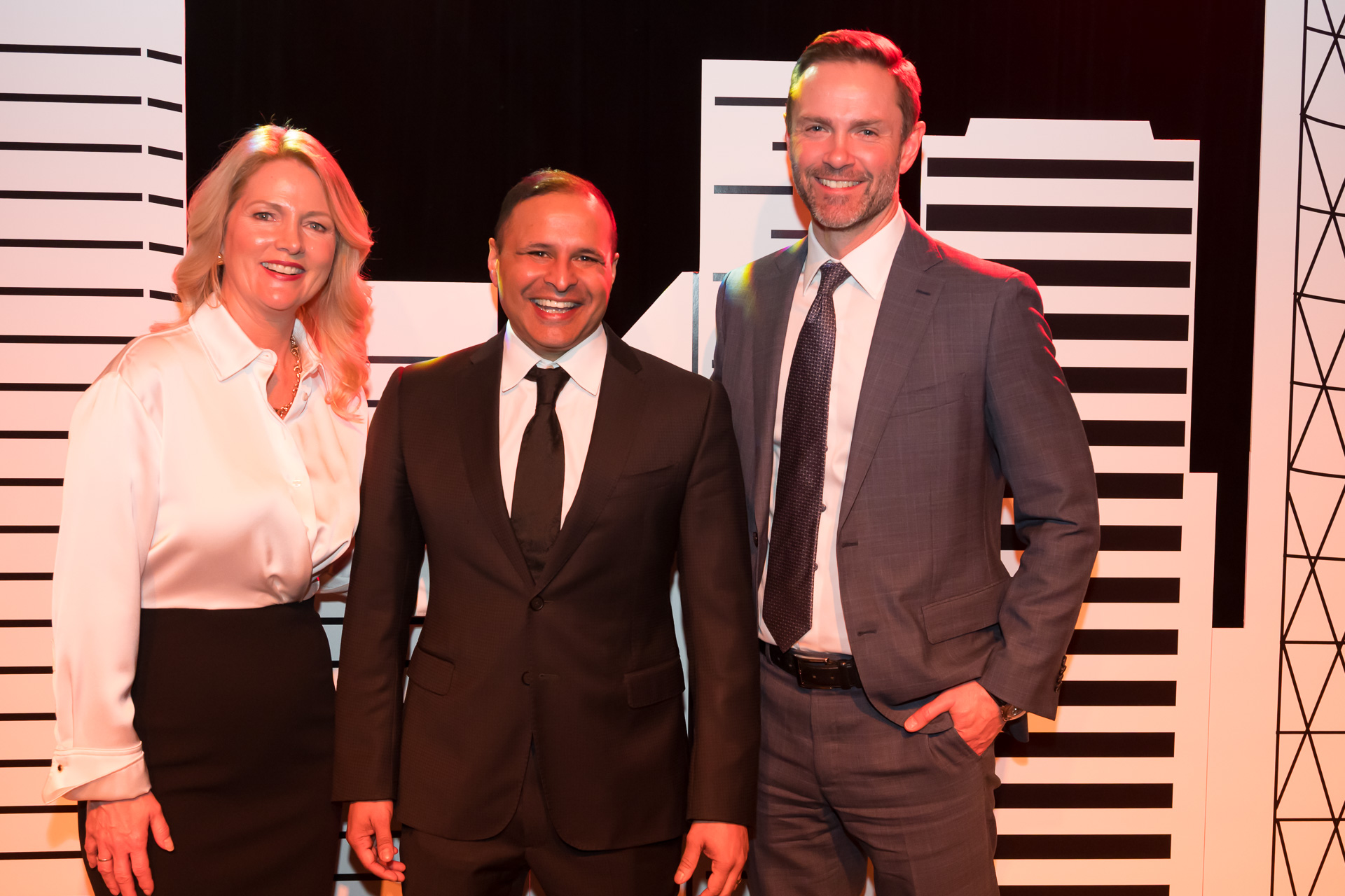 Linda Olsen, Vivek Warrier, Scott Barron